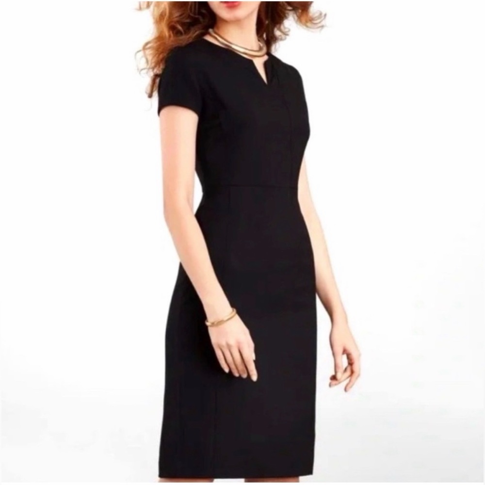 Brooks Brothers Italian Wool Midi Sheath Dress
